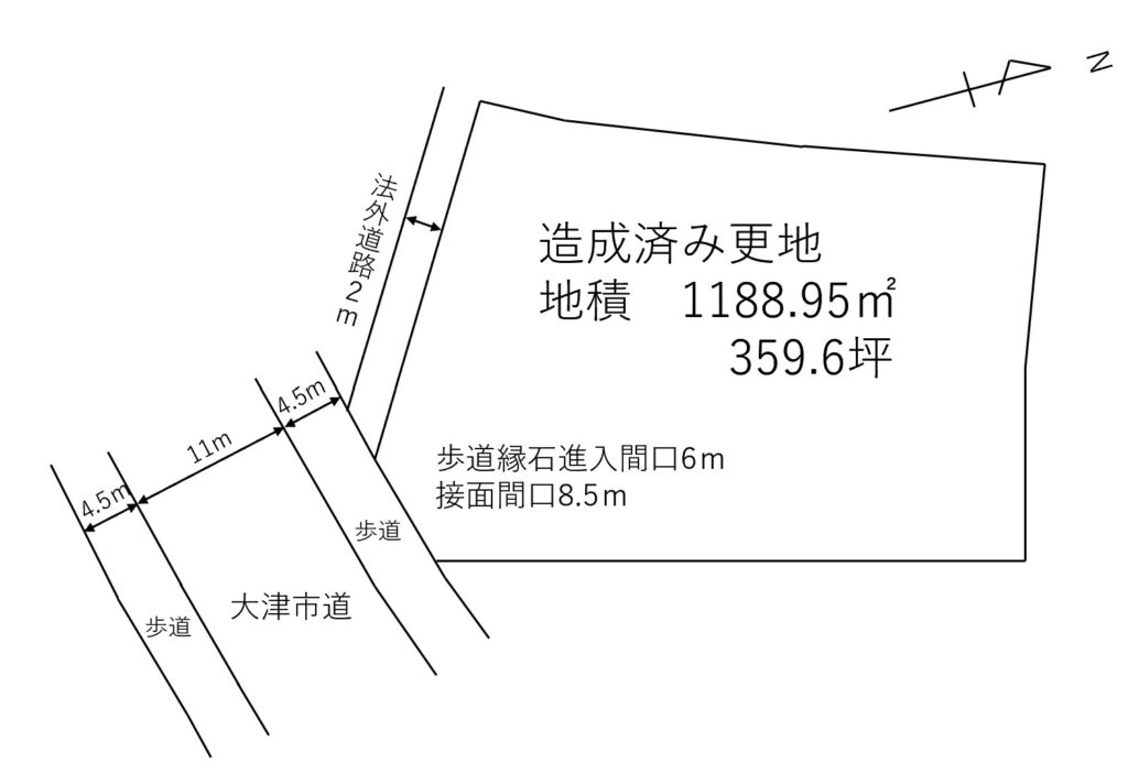 大津市比叡辻　事業用貸地-03